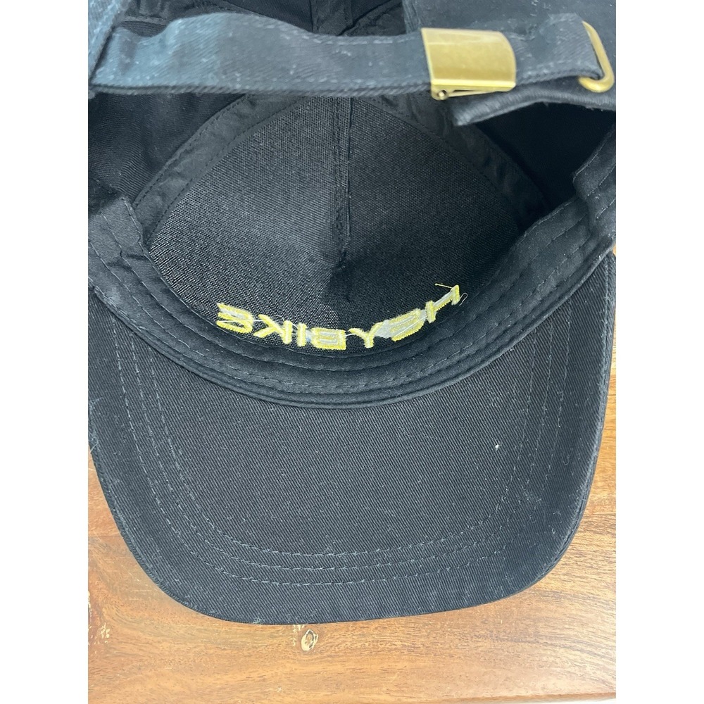 Heybike Slideback Hat Cap Black One Size Embroider Logo Adjustable Outdoor NWOT - Picture 6 of 8